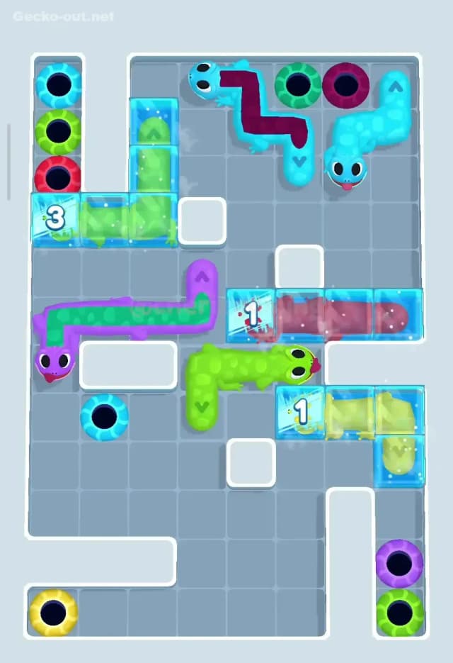 Gecko Out Level 21 Solution 2