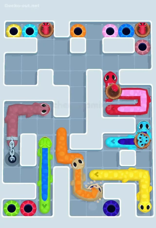 Gecko Out Level 601 Solution 3