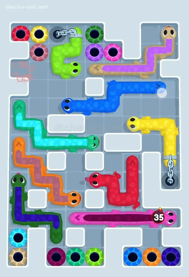 Gecko Out Level 537 Solution 1