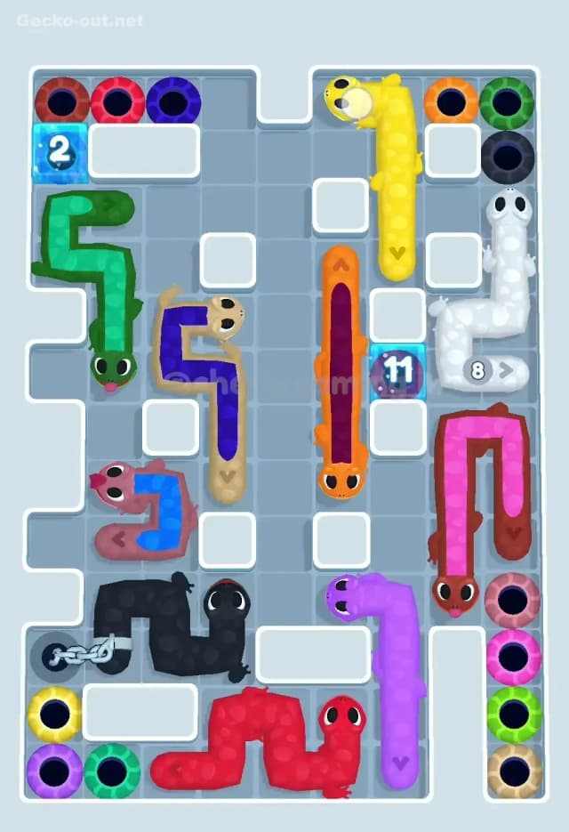 Gecko Out Level 525 Solution 2