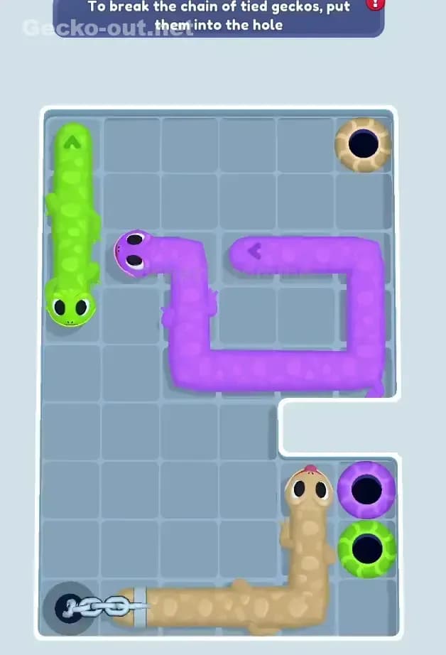 Gecko Out Level 523 Solution 2