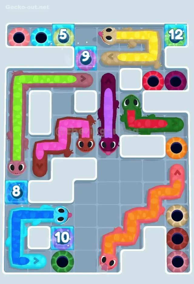Gecko Out Level 510 Solution 1