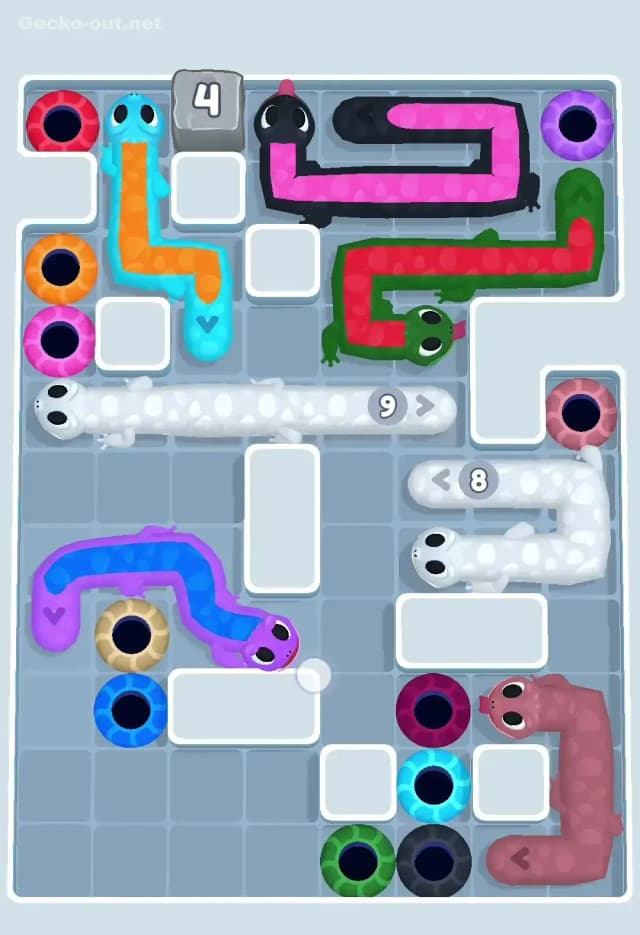 Gecko Out Level 501 Solution 1