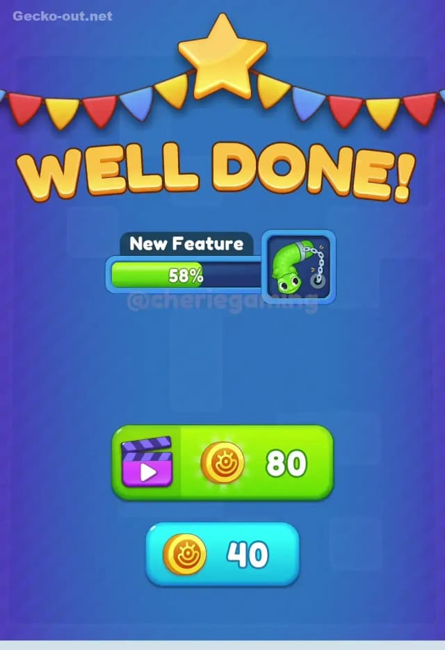 Gecko Out Level 501 Solution 3