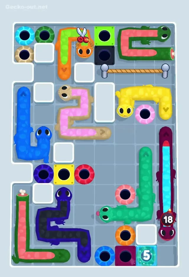 Gecko Out Level 495 Solution 1