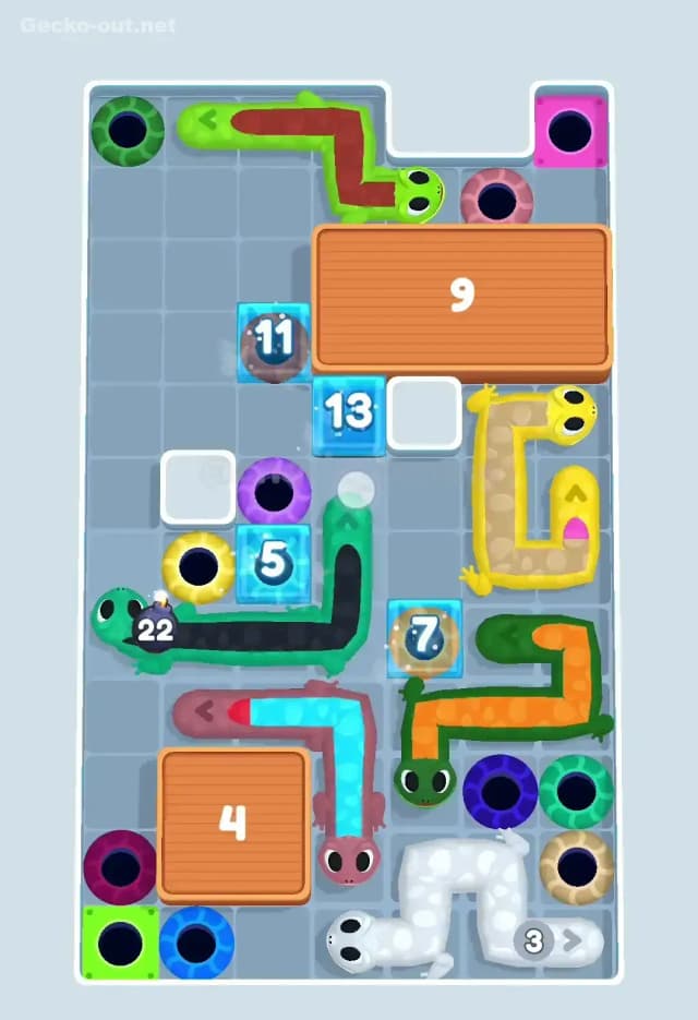 Gecko Out Level 493 Solution 1