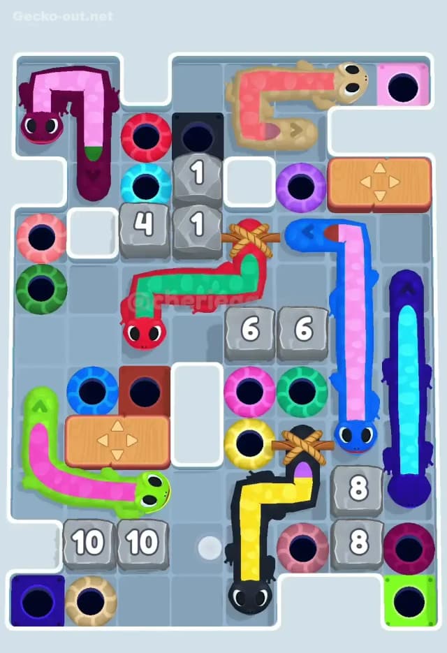 Gecko Out Level 486 Solution 1