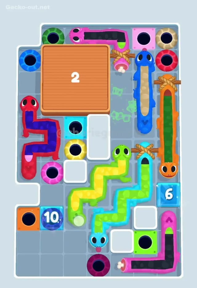 Gecko Out Level 490 Solution 1