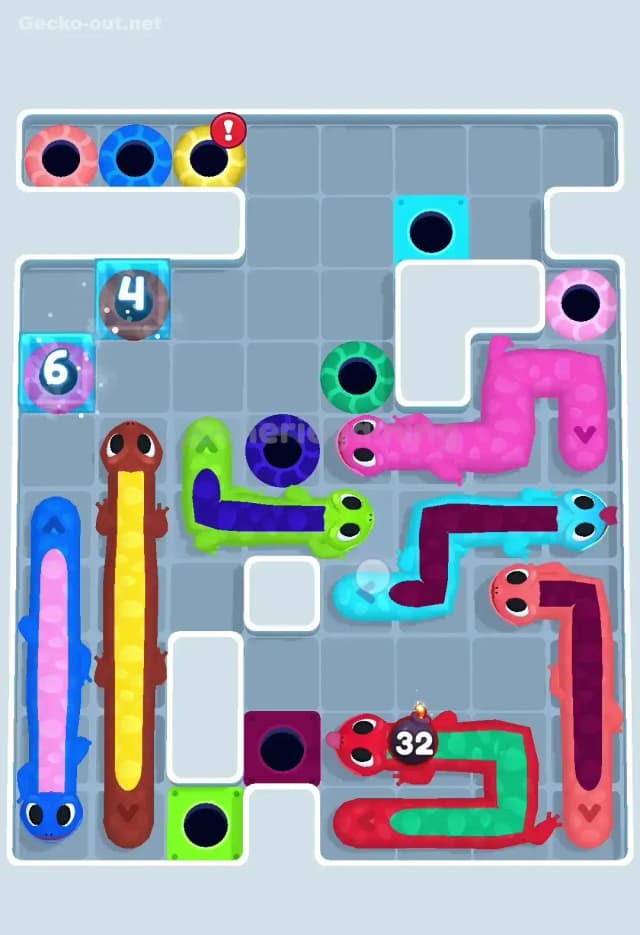 Gecko Out Level 470 Solution 2