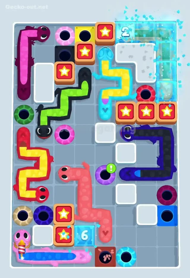 Gecko Out Level 458 Solution 1