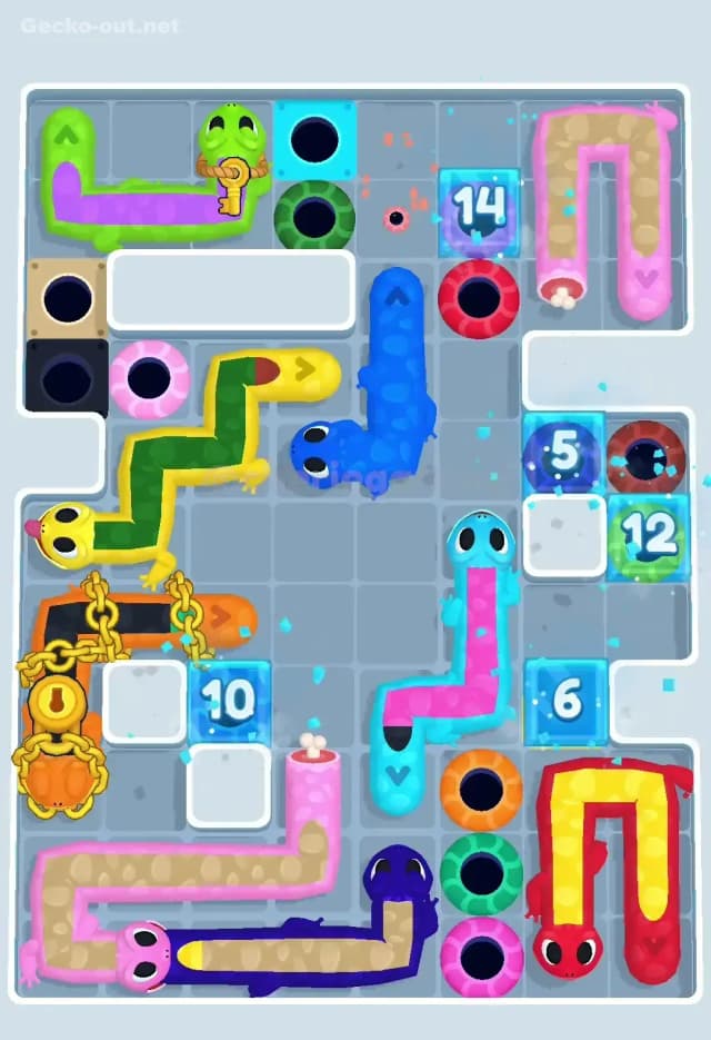 Gecko Out Level 456 Solution 1
