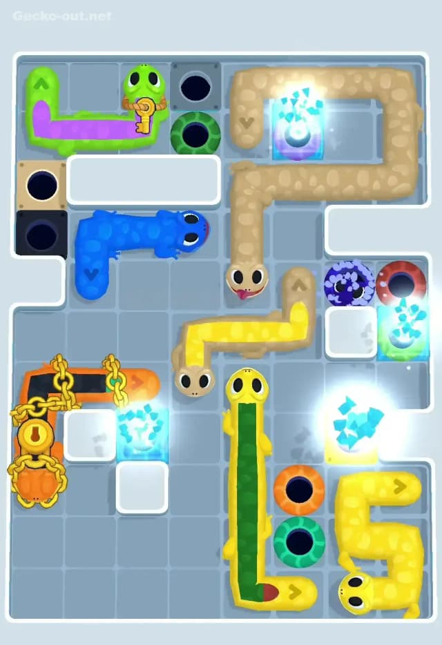 Gecko Out Level 456 Solution 3