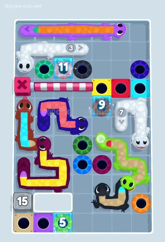 Gecko Out Level 445 Solution 1