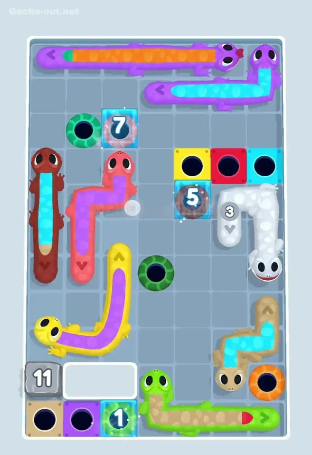 Gecko Out Level 445 Solution 3
