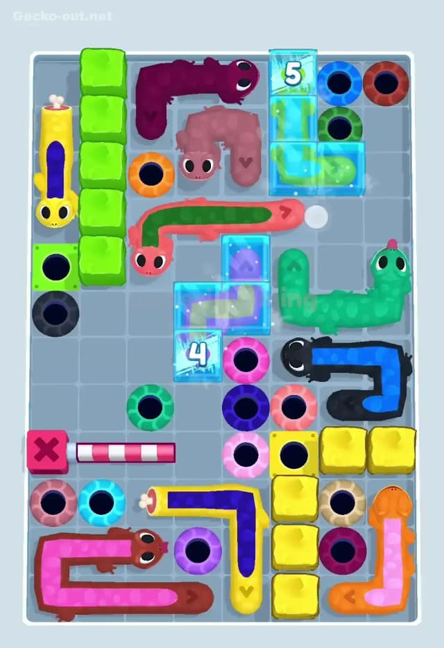 Gecko Out Level 440 Solution 1