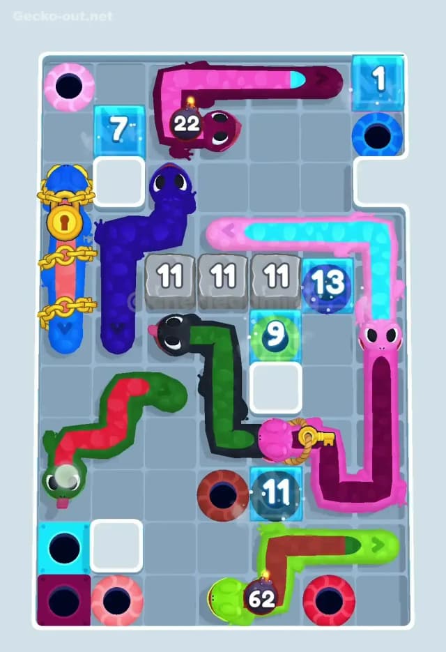Gecko Out Level 436 Solution 1