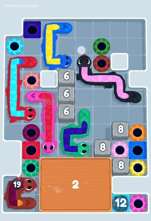 Gecko Out Level 424 Solution 1