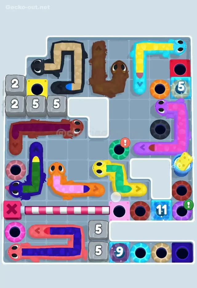 Gecko Out Level 422 Solution 1