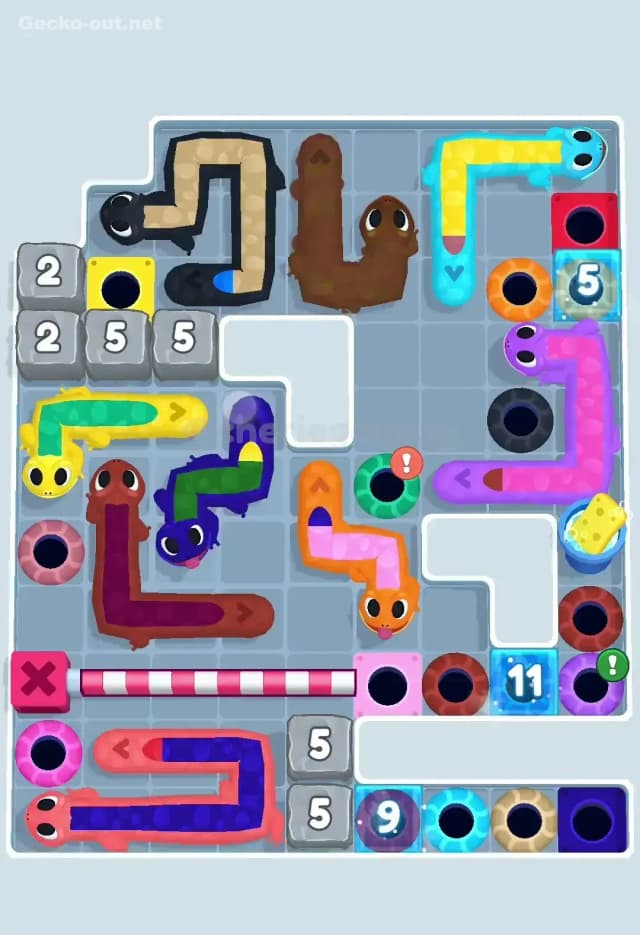 Gecko Out Level 422 Solution 2
