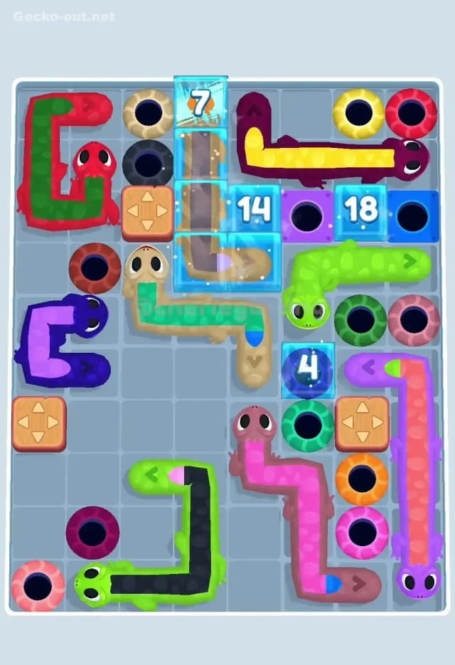 Gecko Out Level 421 Solution 1
