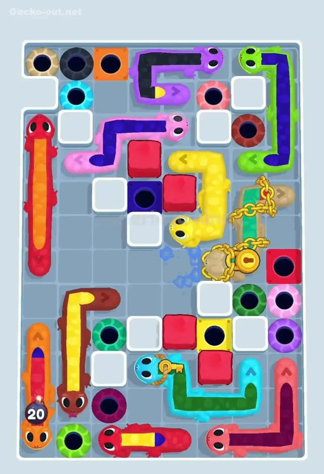 Gecko Out Level 419 Solution 1