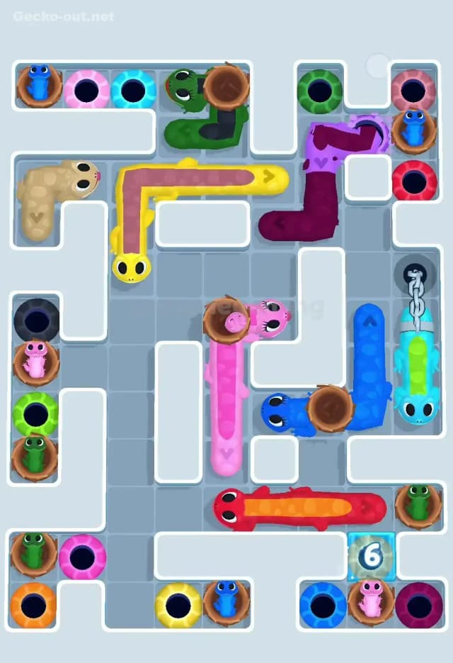 Gecko Out Level 645 Solution 1