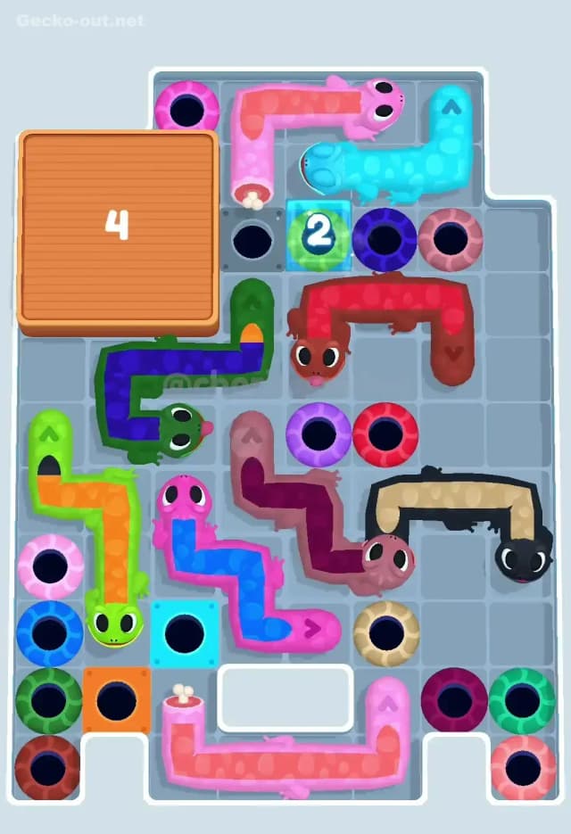 Gecko Out Level 415 Solution 1