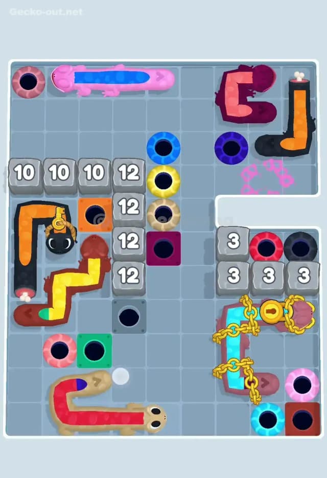 Gecko Out Level 412 Solution 3