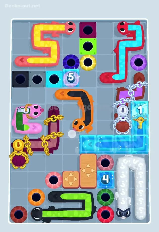 Gecko Out Level 410 Solution 1