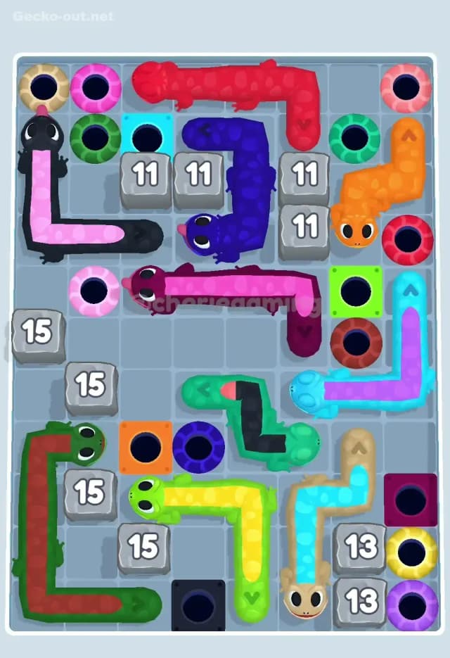 Gecko Out Level 409 Solution 1