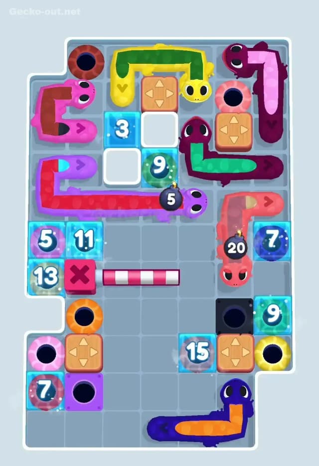 Gecko Out Level 406 Solution 1