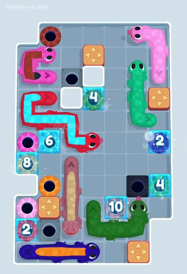 Gecko Out Level 406 Solution 2