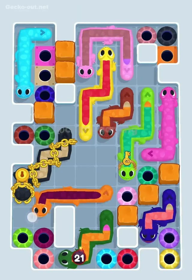 Gecko Out Level 402 Solution 1