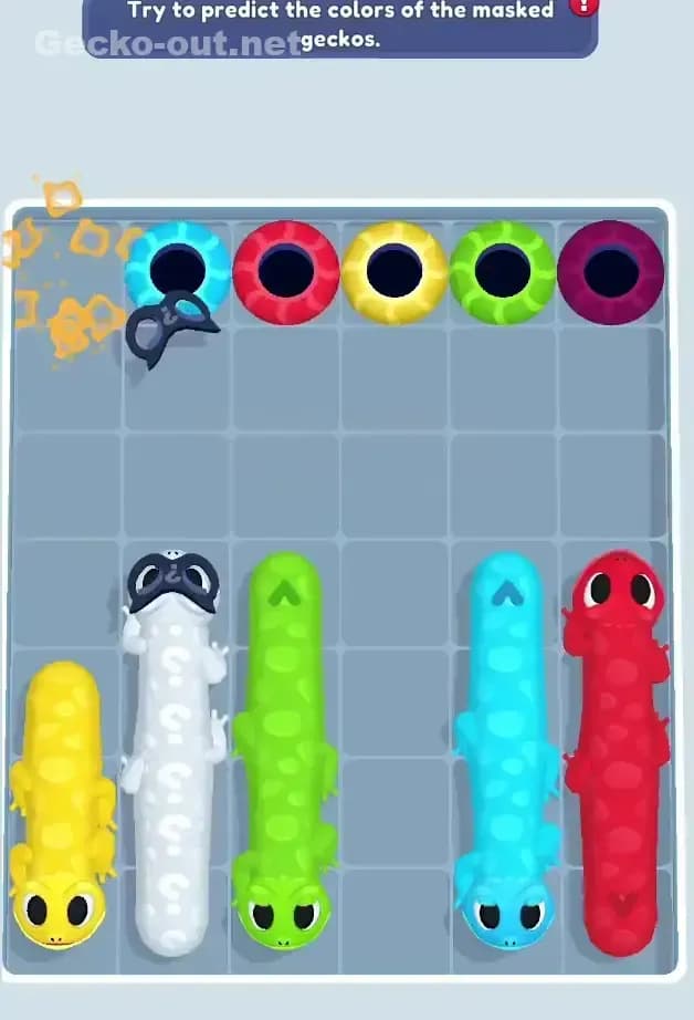 Gecko Out Level 390 Solution 1