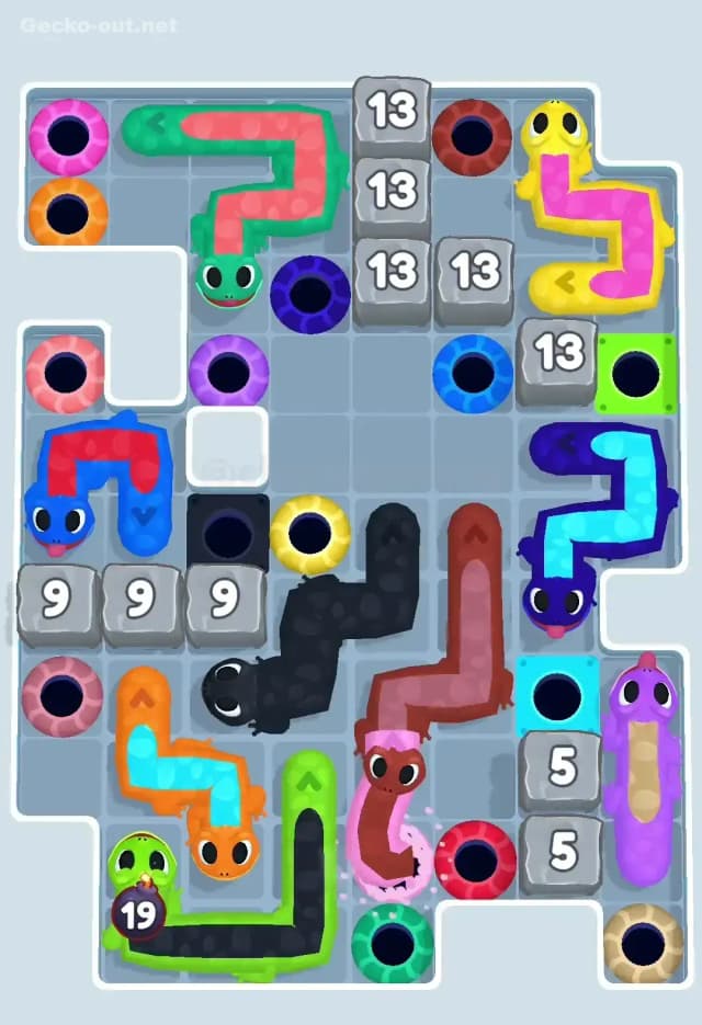 Gecko Out Level 386 Solution 1