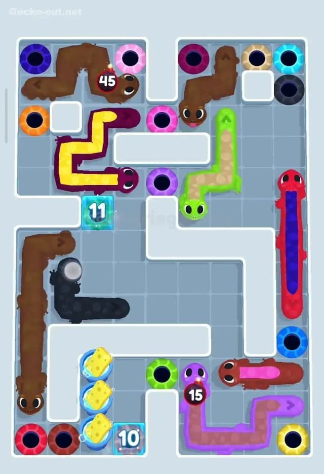 Gecko Out Level 380 Solution 1