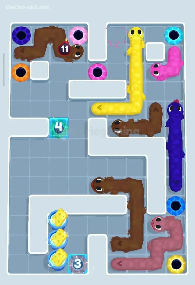 Gecko Out Level 380 Solution 3