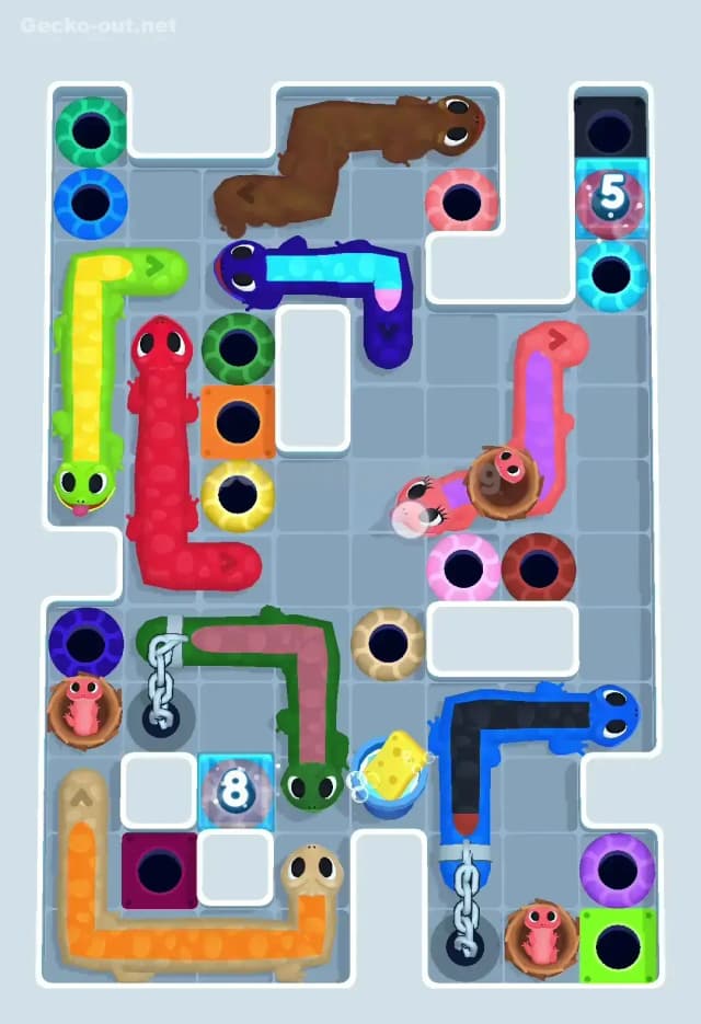 Gecko Out Level 642 Solution 1