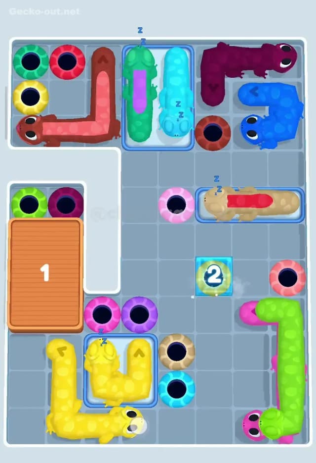 Gecko Out Level 351 Solution 3