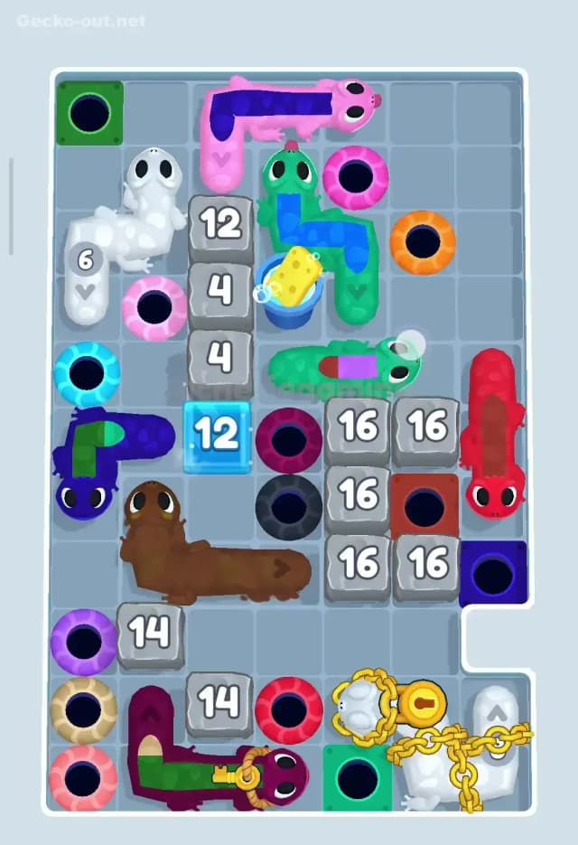 Gecko Out Level 349 Solution 1