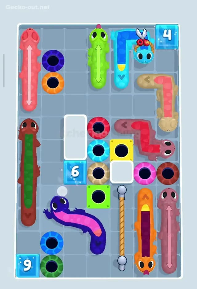 Gecko Out Level 345 Solution 1