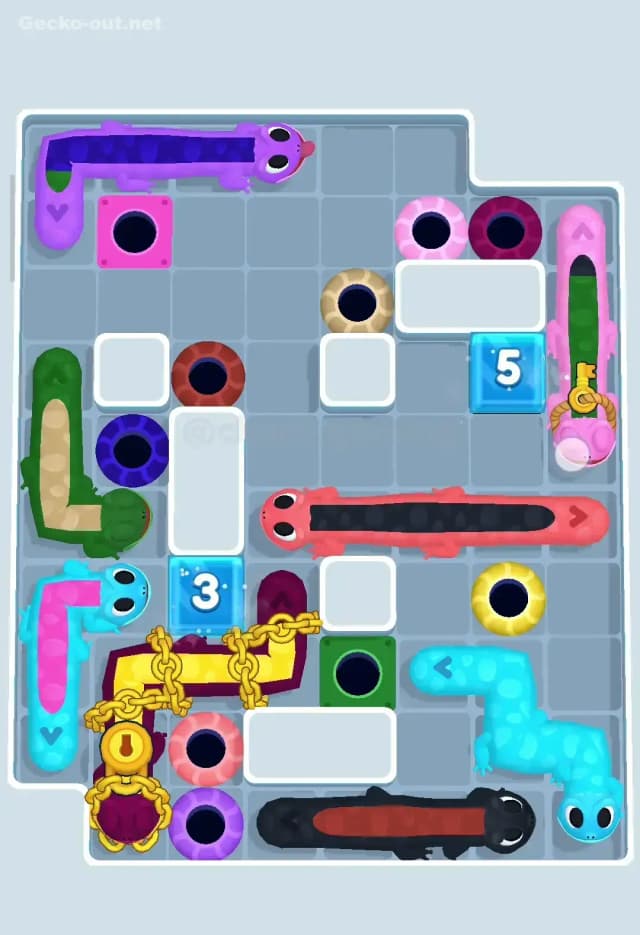 Gecko Out Level 342 Solution 3