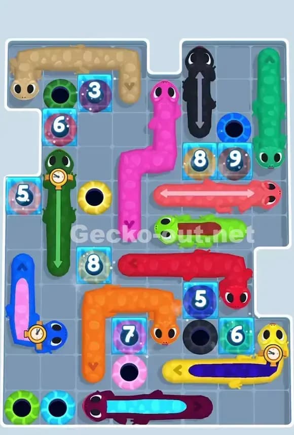 Gecko Out Level 823 Screenshot