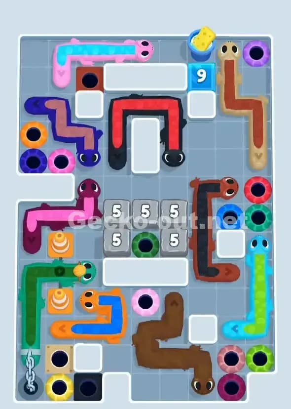 Gecko Out Level 691 Screenshot