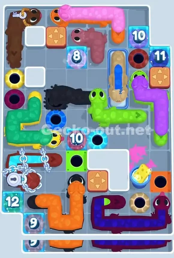 Gecko Out Level 853 Solution 1