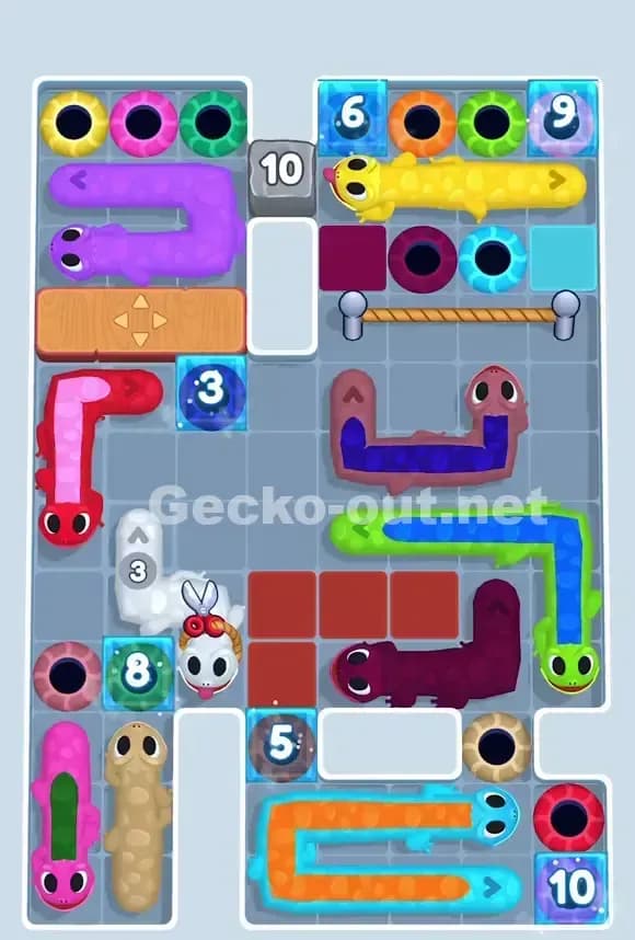 Gecko Out Level 808 Screenshot