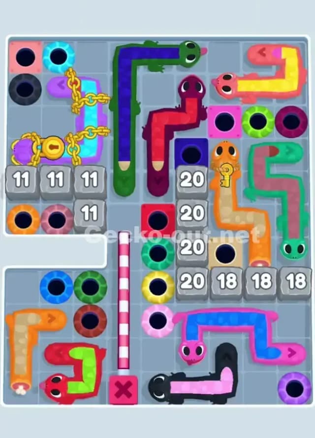 Gecko Out Level 1086 Solution 1