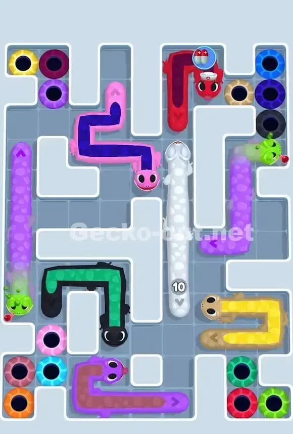 Gecko Out Level 734 Screenshot