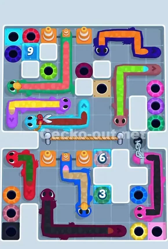 Gecko Out Level 685 Screenshot