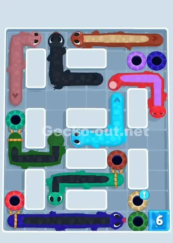 Gecko Out Level 910 Solution 2